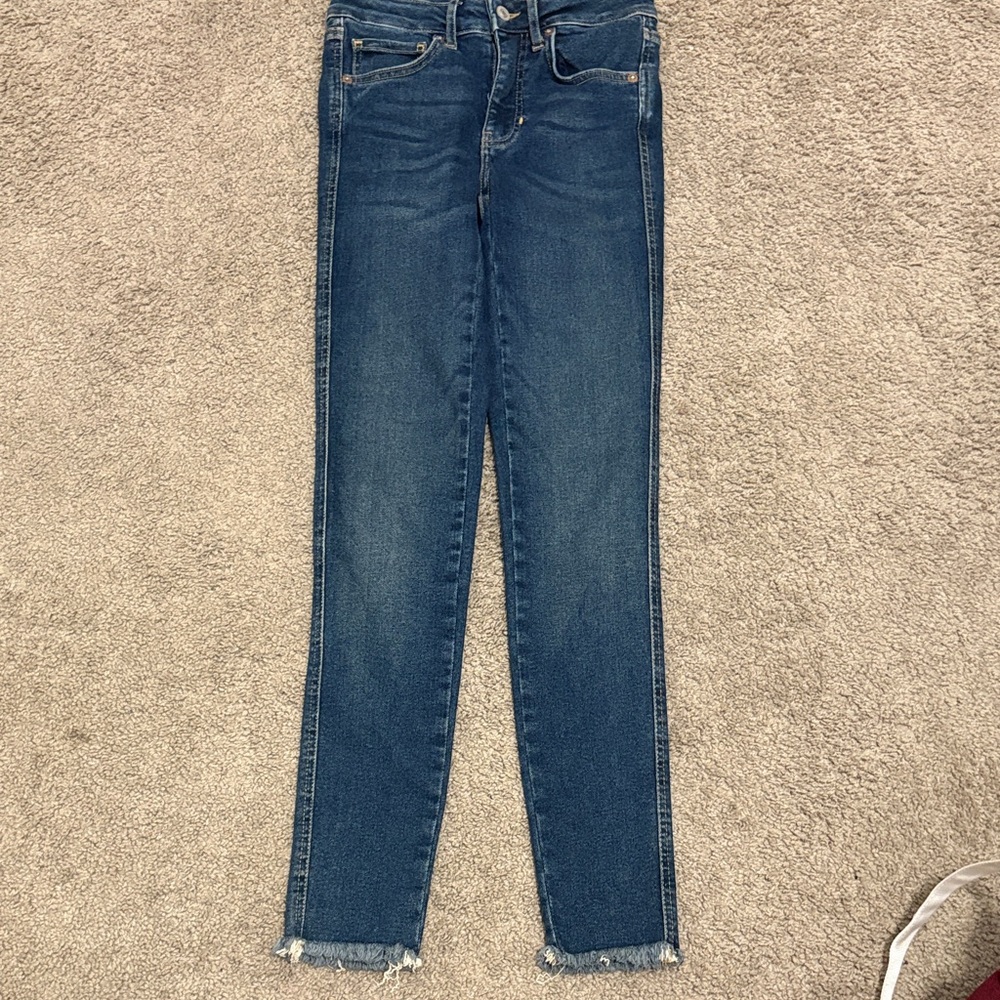 We The Free Dark Blue Skinny Jeans